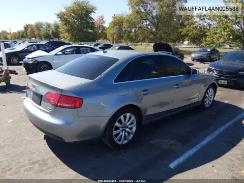 2010 Audi A4 2.0T Premium VIN WAUFFAFL4AN005588 фото 5