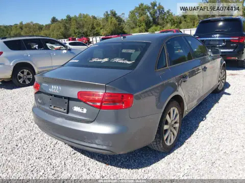 2014 Audi A4 2.0T Premium VIN WAUAFAFL9EA074414 фото 5