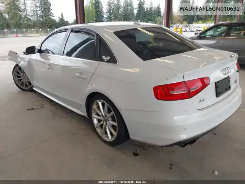 WAUFFAFL5GN010632 — 2016 Audi A4, фото 3 с аукциона IAAI, Передняя часть