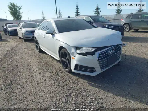 WAUFNAF46HN011320 — 2017 Audi A4, Передняя часть, фото до ремонта