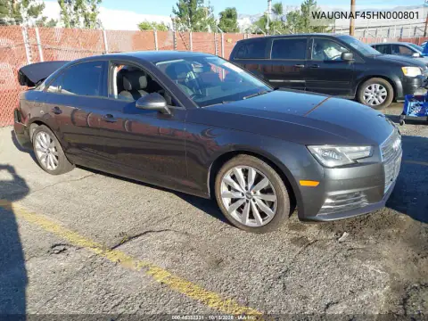 WAUGNAF45HN000801 — 2017 Audi A4, Естественный износ, фото до ремонта