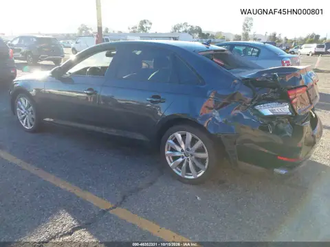 WAUGNAF45HN000801 — 2017 Audi A4, фото 4 с аукциона IAAI, Естественный износ
