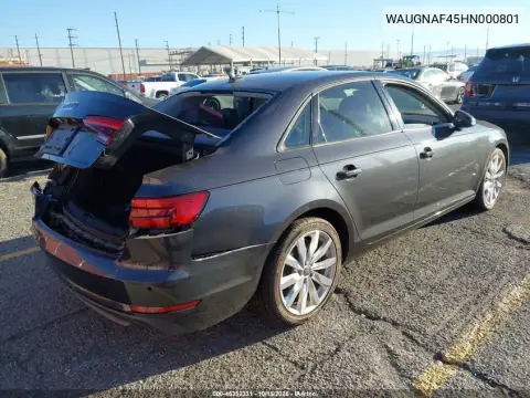 WAUGNAF45HN000801 — 2017 Audi A4, фото 5 с аукциона IAAI, Естественный износ