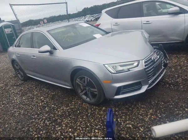 WAUENAF43JN019506 — 2018 Audi A4, Передняя часть слева (Left Front), фото до ремонта
