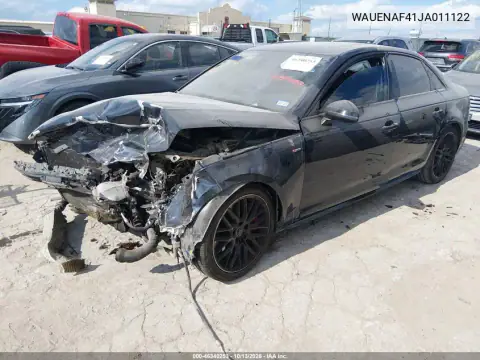WAUENAF41JA011122 — 2018 Audi A4, фото 2 с аукциона IAAI, Передняя часть
