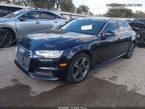 2018 Audi A4 2.0T Premium/2.0T Tech Premium VIN WAUENAF49JN013984 фото 3