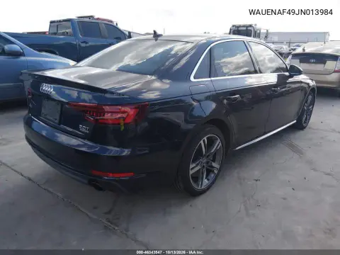2018 Audi A4 2.0T Premium/2.0T Tech Premium VIN WAUENAF49JN013984 фото 5