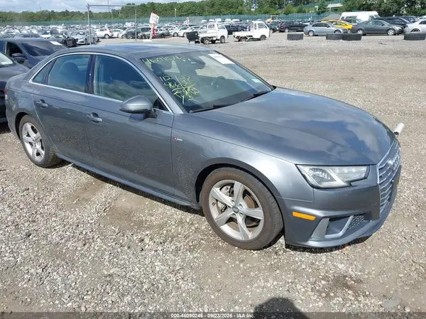 WAUDNAF46KA023554 — 2019 Audi A4, Передняя часть (Front & Rear), фото до ремонта
