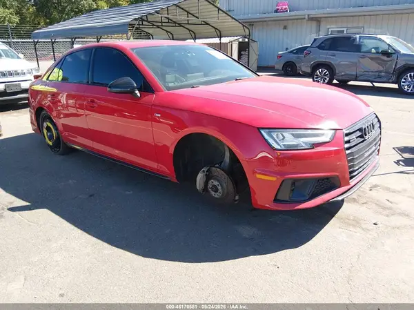 WAUENAF47KA072038 — 2019 Audi A4, Задняя часть (Rear), фото до ремонта