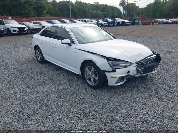 WAUDNAF49KN020155 — 2019 Audi A4, Передняя часть (Front End), фото до ремонта