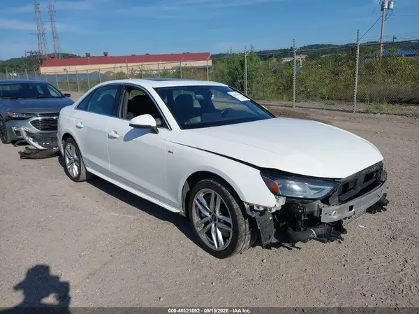 WAUDNAF47LN007292 — 2020 Audi A4, Передняя часть слева (Left Front), фото до ремонта