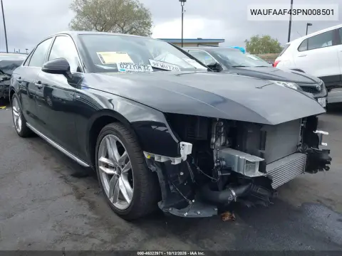 2023 Audi A4 Prestige 45 Tfsi S Line Quattro S Tronic VIN WAUFAAF43PN008501 фото 2