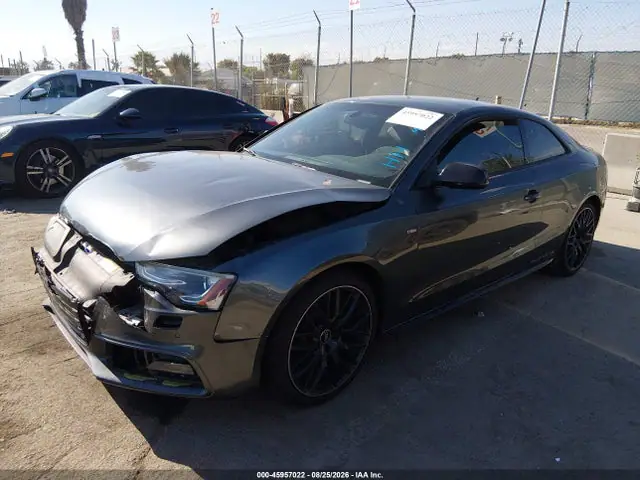 WAUM2AFR8GA007271 — 2016 Audi A5 2.0T Premium, фото 2 с аукциона IAAI 30.09.2026, Передняя и задняя части