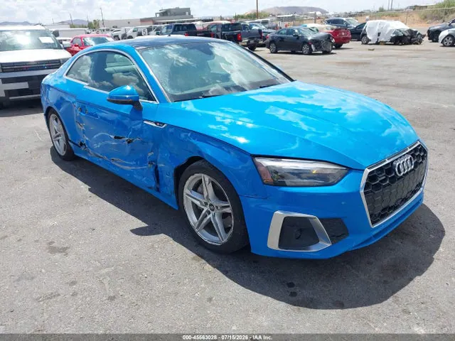 2022 Audi A5 Premium 45 Tfsi S Line Quattro S Tronic VIN WAUSAAF58NA023300 фото 1