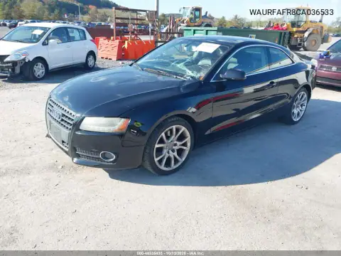 WAURFAFR8CA036533 — 2012 Audi A5, фото 3 с аукциона IAAI, Передняя часть