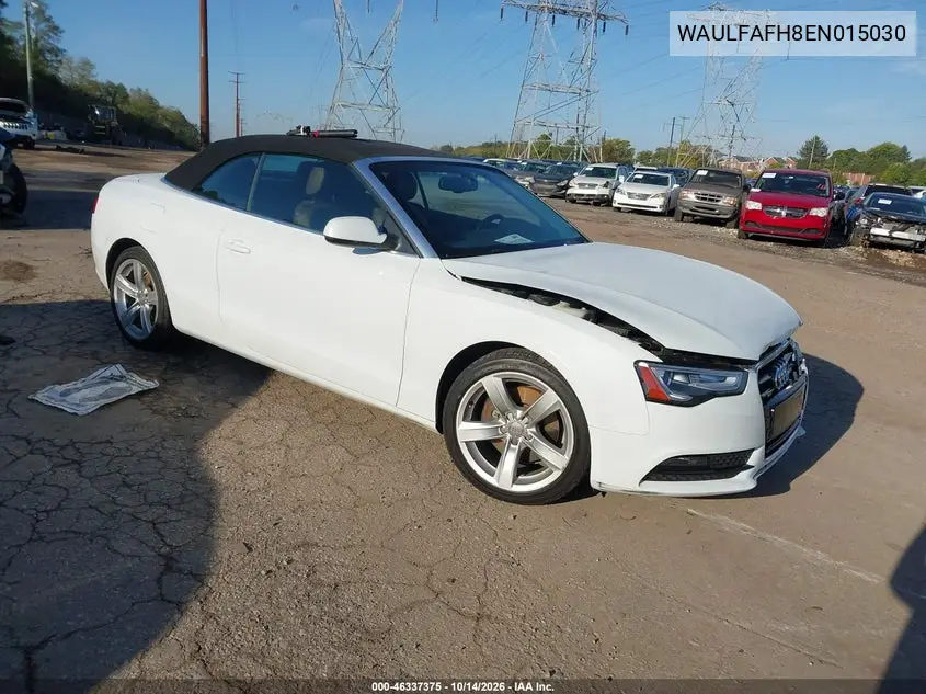 WAULFAFH8EN015030 — 2014 Audi A5, фото 2 с аукциона IAAI, Передняя часть