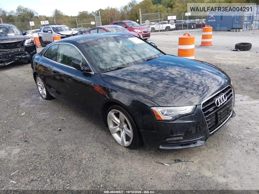 2014 Audi A5 2.0T Premium VIN WAULFAFR3EA004291 фото 2