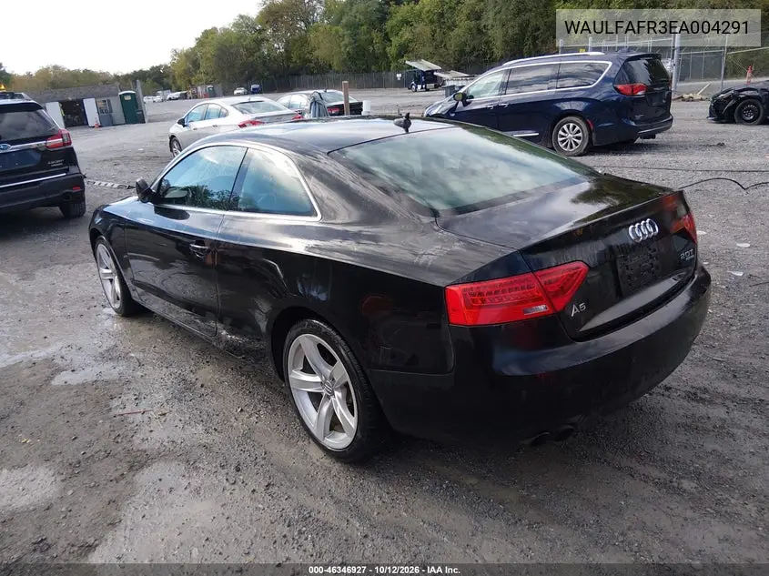 2014 Audi A5 2.0T Premium VIN WAULFAFR3EA004291 фото 4