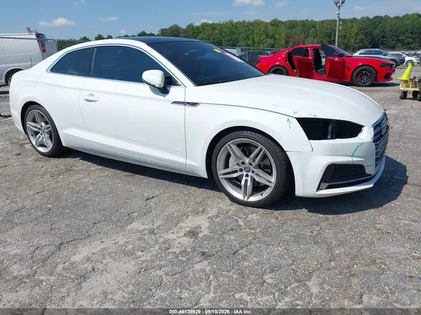 WAUTNAF55JA020101 — 2018 Audi A5, Передняя часть (Front End), фото до ремонта