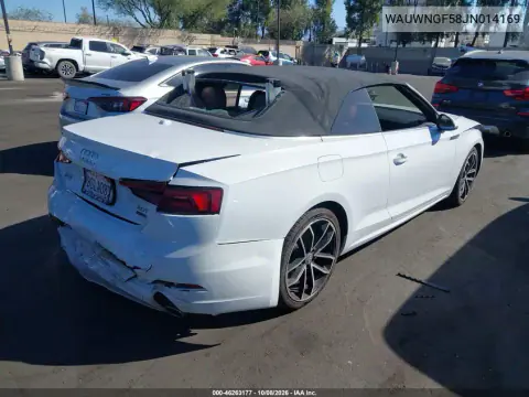 2018 Audi A5 2.0T Premium VIN WAUWNGF58JN014169 фото 4