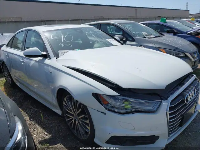 WAUD8AFC5JN069320 — 2018 Audi A6 2.0T Premium Plus, Передняя часть (Front End), фото до ремонта