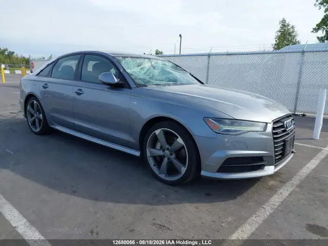 WAUJGAFC7GN077773 — 2016 Audi A6 Quattro Prog/Technik S Ln, Передняя часть (Front), фото до ремонта