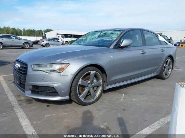 WAUJGAFC7GN077773 — 2016 Audi A6 Quattro Prog/Technik S Ln, фото 2 с аукциона IAAI 13.10.2026, Передняя часть