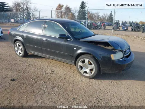 WAUEH54B21N146814 — 2001 Audi A6, Передняя часть, фото до ремонта