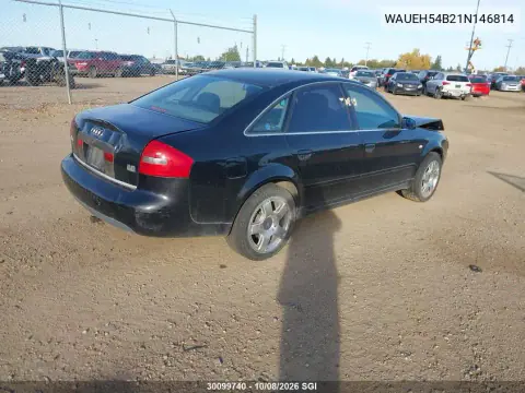 2001 Audi A6 VIN WAUEH54B21N146814 фото 4