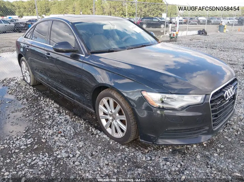 2013 Audi A6 2.0T Premium VIN WAUGFAFC5DN058454 фото 1