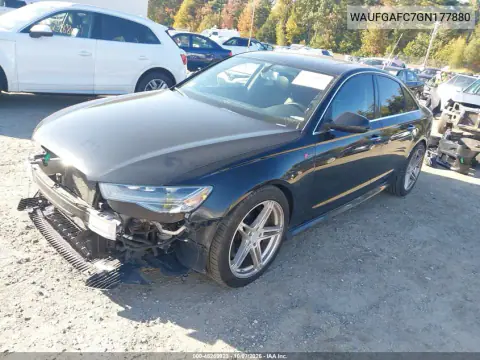 2016 Audi A6 3.0T Premium Plus VIN WAUFGAFC7GN177880 фото 3