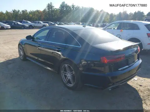 2016 Audi A6 3.0T Premium Plus VIN WAUFGAFC7GN177880 фото 4