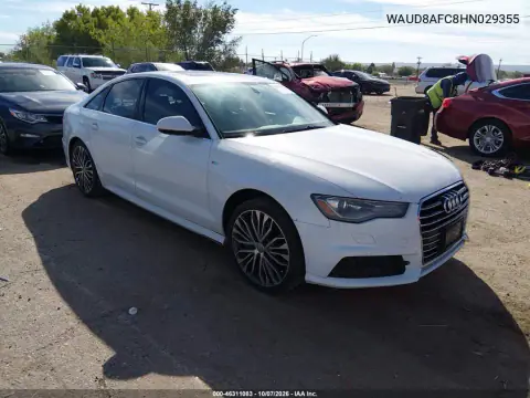 WAUD8AFC8HN029355 — 2017 Audi A6, Передняя часть, фото до ремонта