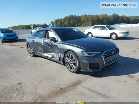 WAUL2AF2XKN019325 — 2019 Audi A6, Правая сторона, фото до ремонта