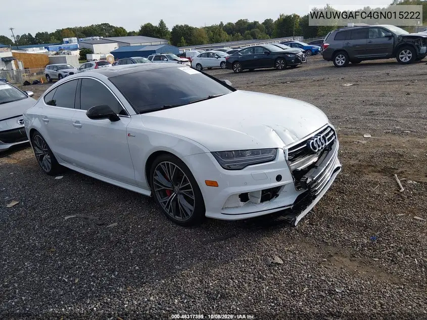 2016 Audi A7 3.0T Premium Plus VIN WAUWGAFC4GN015222 фото 2