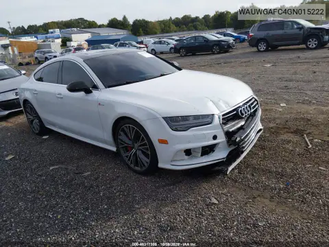 WAUWGAFC4GN015222 — 2016 Audi A7, Передняя часть, фото до ремонта