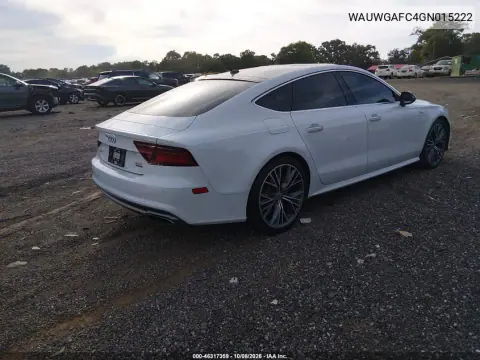 2016 Audi A7 3.0T Premium Plus VIN WAUWGAFC4GN015222 фото 5