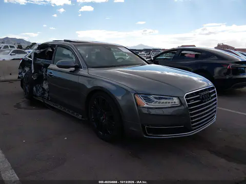 WAU3GAFD1FN007671 — 2015 Audi A8, Правая сторона, фото до ремонта