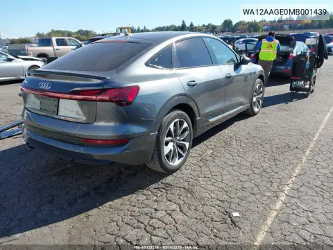 WA12AAGE0MB001439 — 2021 Audi E-Tron Sportback, фото 4 с аукциона IAAI, Боковая часть