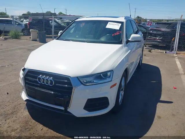 WA1JCCFS1HR001214 — 2017 Audi Q3 2.0T Premium, фото 2 с аукциона IAAI 14.10.2026, Передняя часть