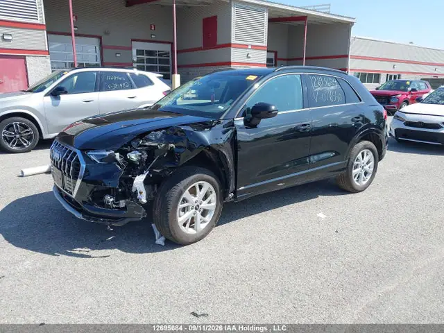 WA1AUCF32S1076550 — 2025 Audi Q3 40, фото 2 с аукциона IAAI 29.09.2026, Передняя часть слева