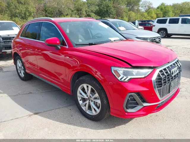 2024 Audi Q3 Premium 45 Tfsi S Line Quattro Tiptronic VIN WA1DECF39R1085492 фото 1