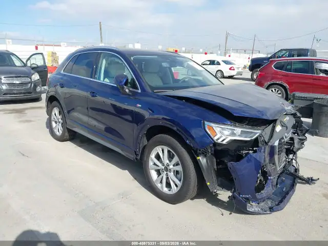 WA1DECF3XS1108560 — 2025 Audi Q3 Premium 45 Tfsi S Line Quattro Tiptronic, Передняя часть (Front End), фото до ремонта