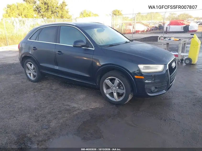 2015 Audi Q3 2.0T Premium Plus VIN WA1GFCFS5FR007807 фото 1