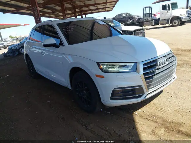 WA1BNAFY9J2185405 — 2018 Audi Q5 2.0T Premium/2.0T Tech Premium, Передняя часть слева (Left Front), фото до ремонта