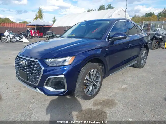 WA16AAFY8N2081426 — 2022 Audi Q5 45 Technik, фото 2 с аукциона IAAI 13.10.2026, Задняя часть