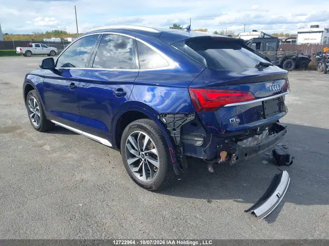 WA16AAFY8N2081426 — 2022 Audi Q5 45 Technik, фото 3 с аукциона IAAI 13.10.2026, Задняя часть