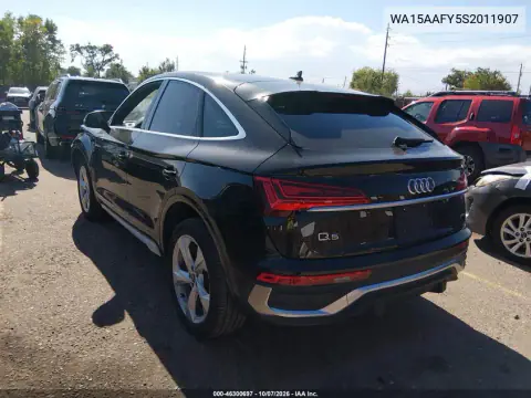 2025 Audi Q5 Sportback Premium Plus 45 Tfsi S Line Quattro S Tronic VIN WA15AAFY5S2011907 фото 4