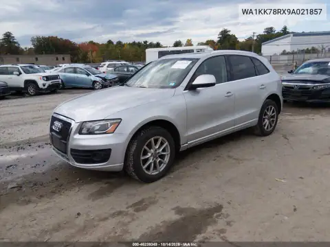 WA1KK78RX9A021857 — 2009 Audi Q5, фото 3 с аукциона IAAI, Передняя часть