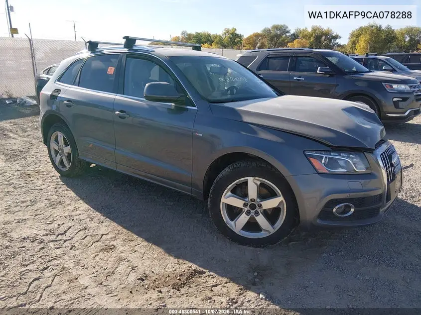 2012 Audi Q5 3.2 Premium Plus VIN WA1DKAFP9CA078288 фото 1